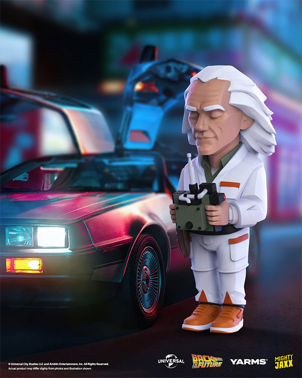 Mighty Jaxx Immortalizes Doc Brown & Marty As Back to the Future x 