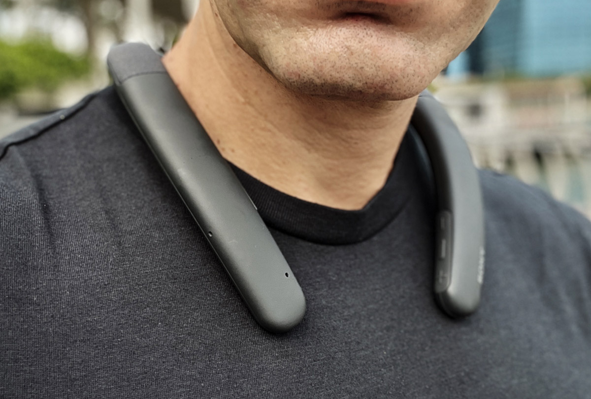 Geek Review: Sony SRS-NB10 Wireless Neckband Speaker | Geek Culture