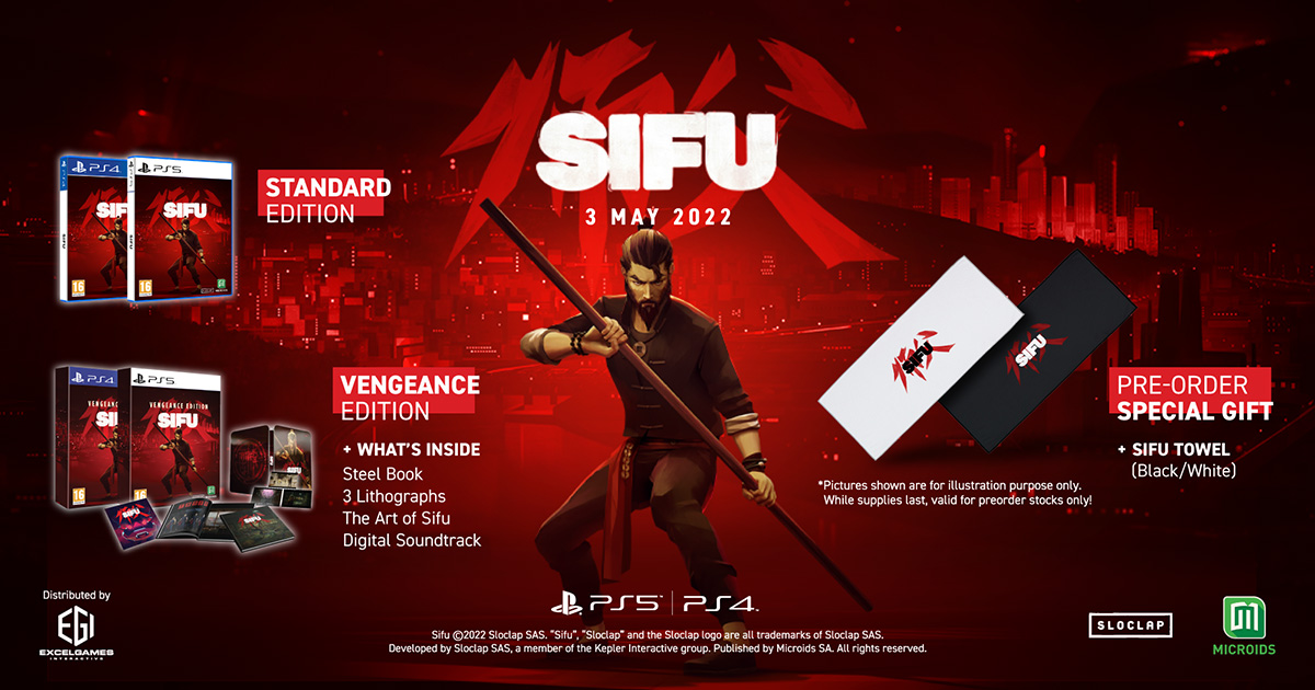 Brawler Sifu Physical Version Lands 3 May On PlayStation With