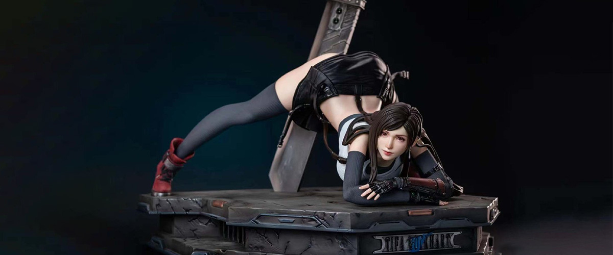 Final Fantasy Tifa Lockhart Resin Statue Does The Jack-O Pose & Thirsty Fans Go Wild - Geek Culture