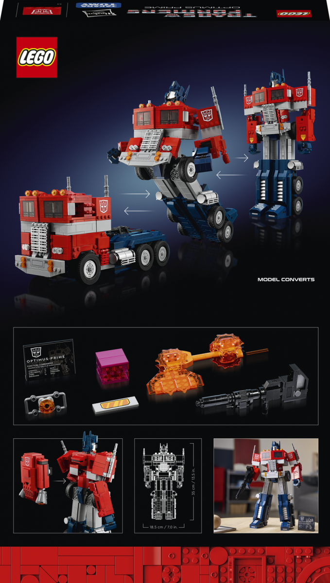 Lego Transformers Optimus Prime 10302 Convertible Building Set