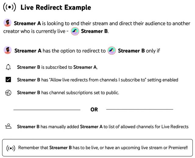 Stream Reroute YouTube's Live Redirect Is Now Twitch's Raid Feature But Better; Or So ...