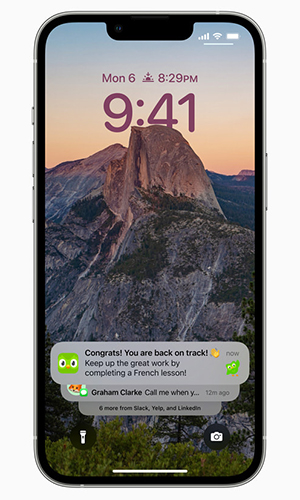 apple wwdc 2022 iOS 16 lock screen notifications