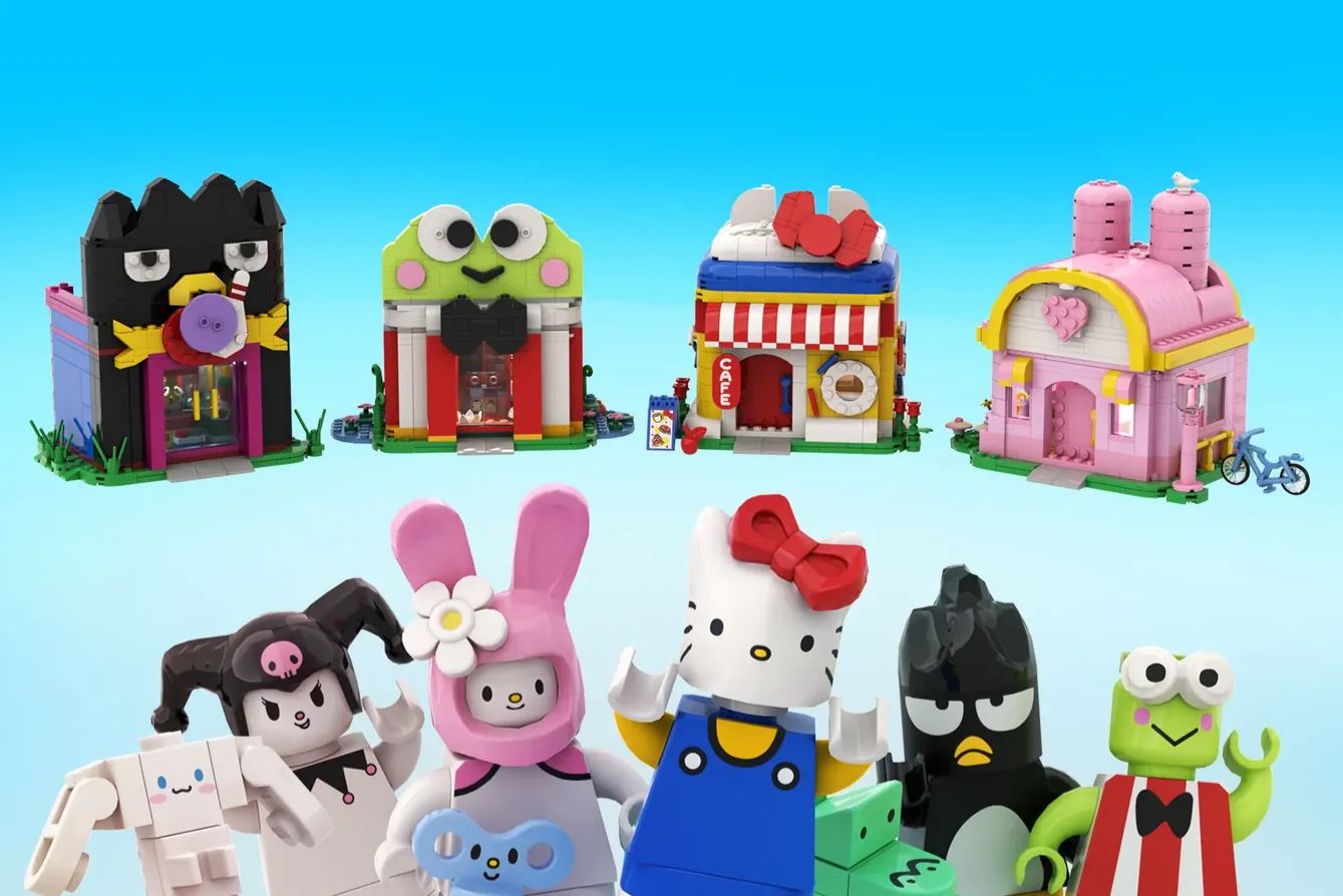 This LEGO Ideas 'Hello Kitty and Friends' Project Is Too Cute