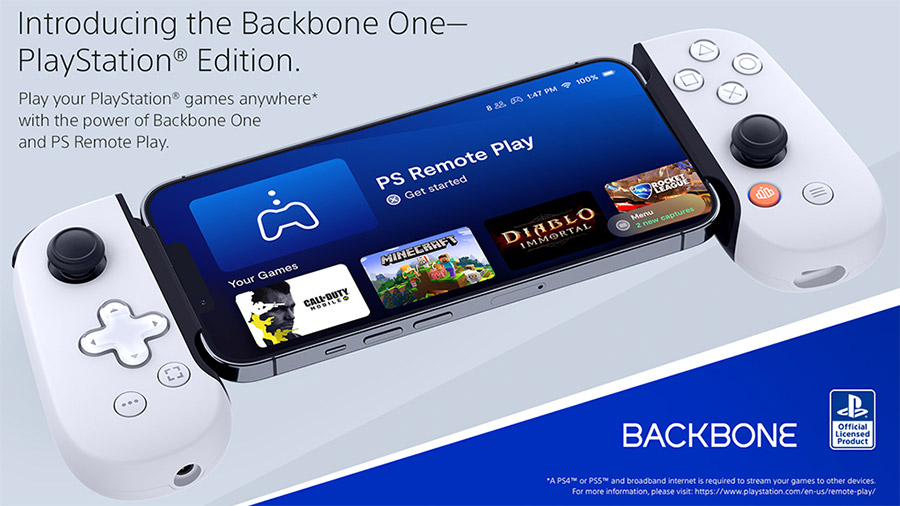 playstation backbone for iphone