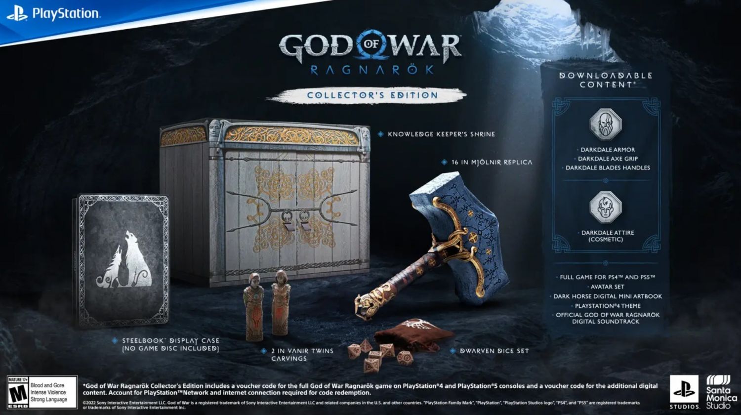 God Of War: Ragnarok Release Date Collector's Edition