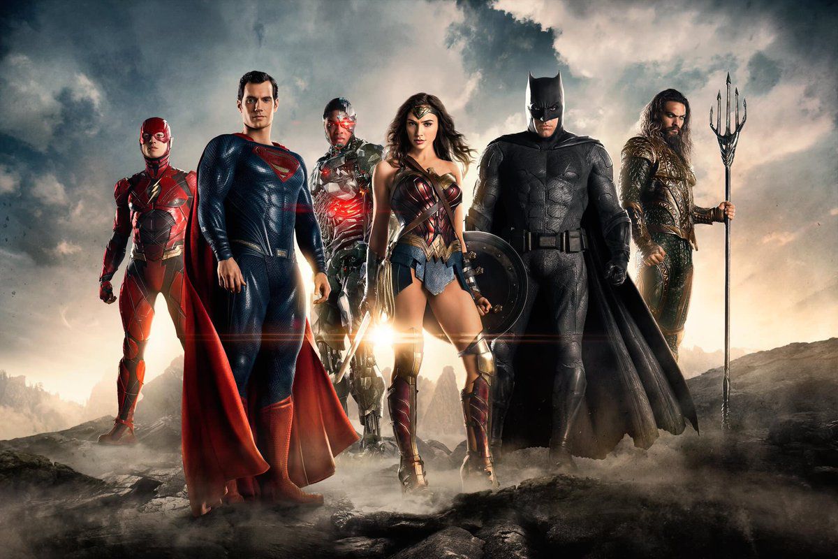Superman and the Justice League in the DCEU