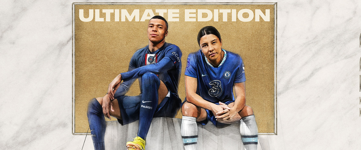 Kylian Mbappé & Sam Kerr Grace Final 'FIFA 23' Ultimate Edition Cover