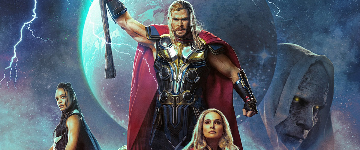 Who are the cosmic beings with cameos in Thor: Love and Thunder