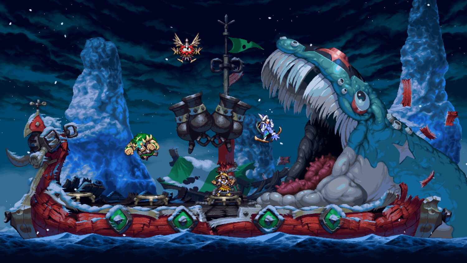 Vikings On Trampolines boss fight