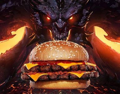 Taste The Depths Of Hell As 'Diablo Immortal' Teams Up With Burger King Japan For New Cheeseburger