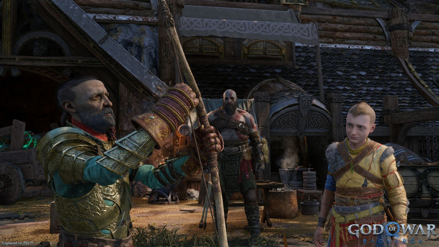 The camera work in this game is brilliant. Kratos and Freya are