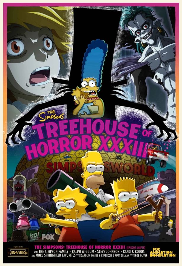 The Simpsons Death Tome AnimeInspired Treehouse of Horror Teaser  Released  TechEBlog