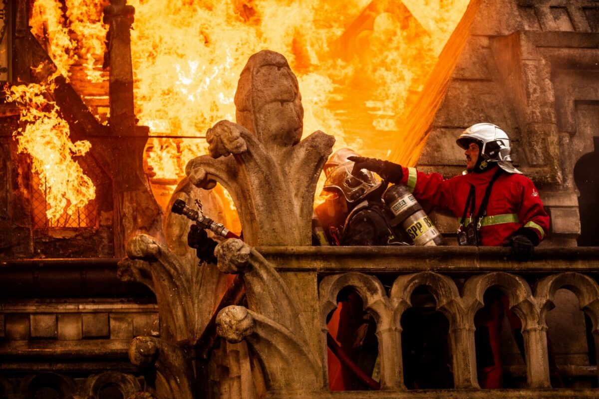 Notre-Dame on Fire