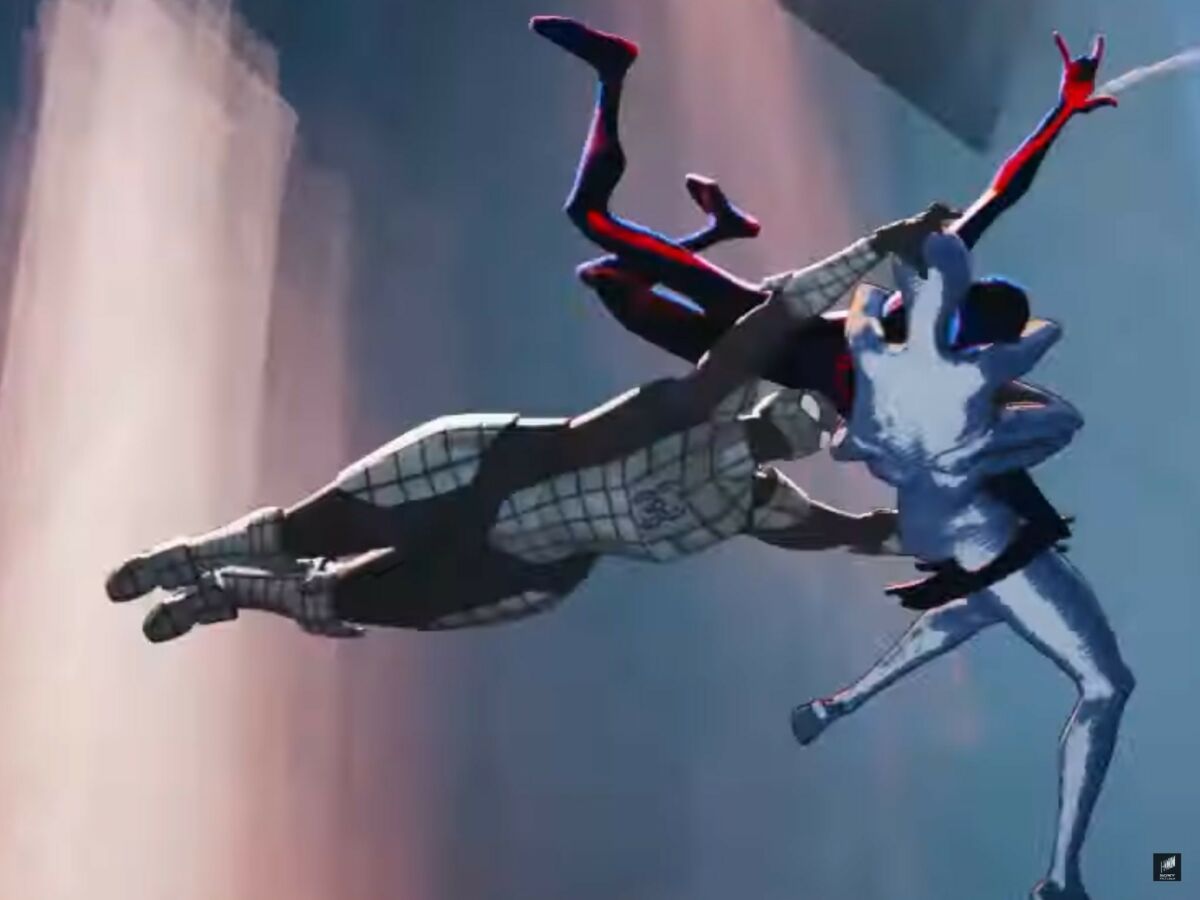 Spider Man Across The Spider Verse Trailer Pits Miles Morales Against Dozens Of Spideys 9847