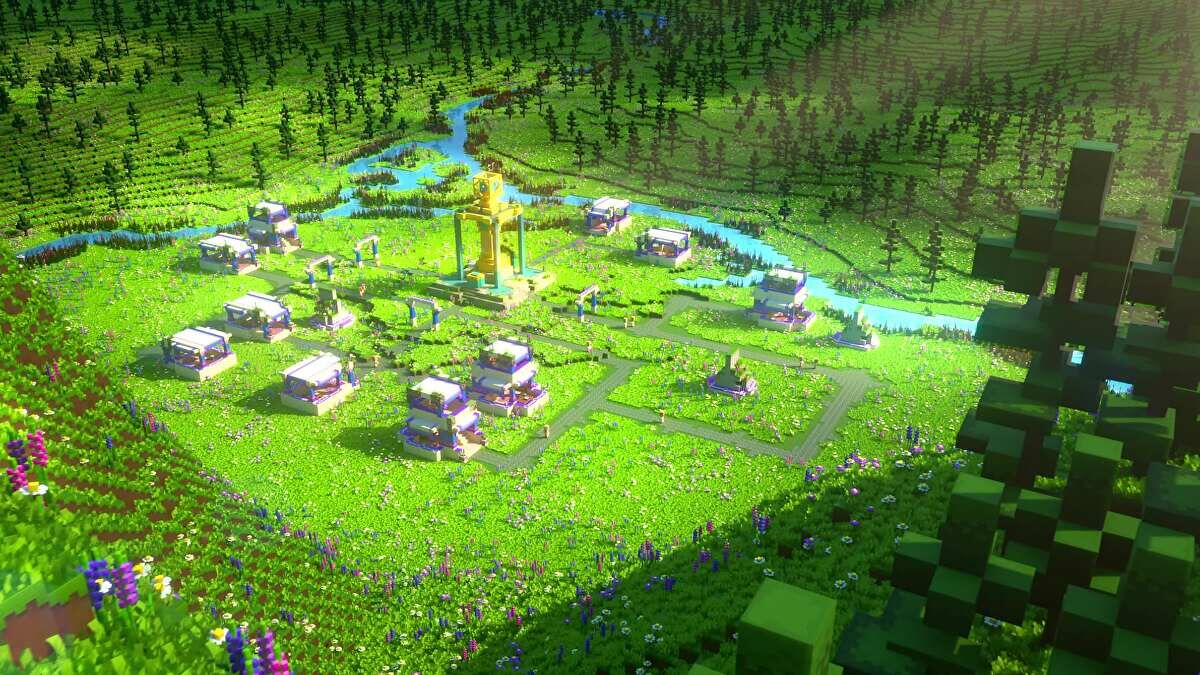 Minecraft Legends presenta una estrategia de construcción de base con un giro en abril