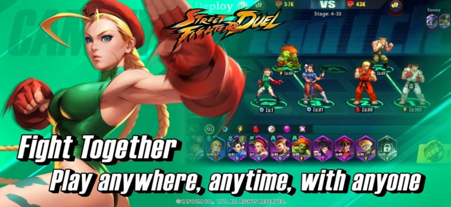 Street Fighter: Duel capcom crunchyroll mobile