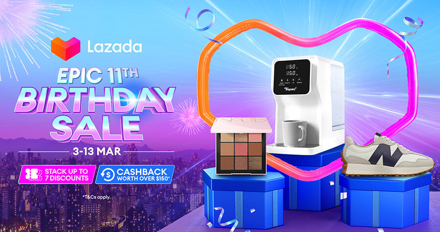 Lazada Celebrates 11th Birthday With Daily Gifts When You Visit Their  Singapore Office