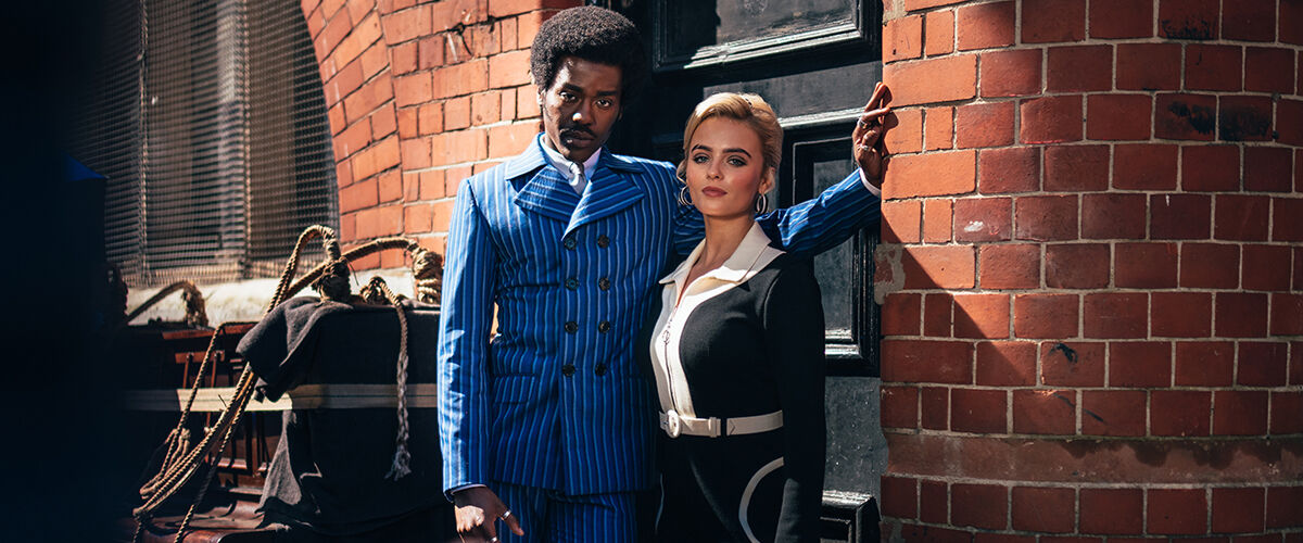 New ‘Doctor Who’ Photos Take Stars Ncuti Gatwa And Millie Gibson Back To The ’60s