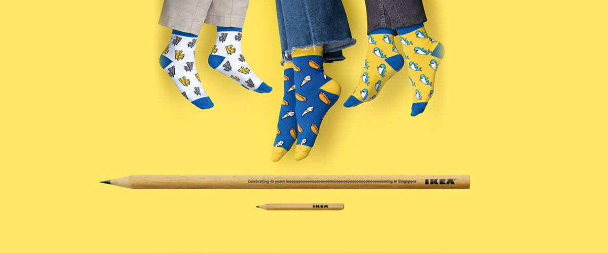 IKEA Celebrates 45 Years In Singapore With Free Limited Edition Long Pencil & Socks