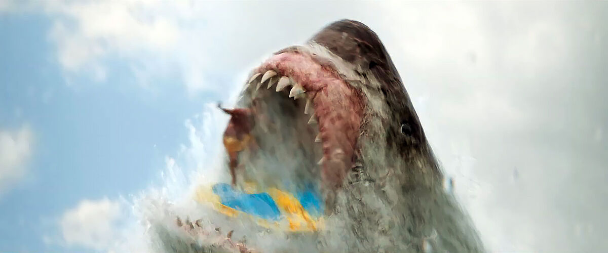 Catch Jason Statham & Wu Jing Vs. 3 Giant Sharks In ‘Meg 2: The Trench’