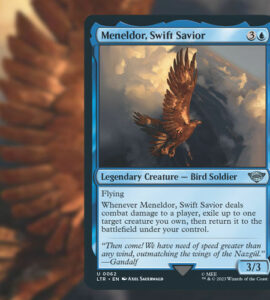 Magic: The Gathering Lord of the Rings Card Preview: Meneldor, Swift Savior