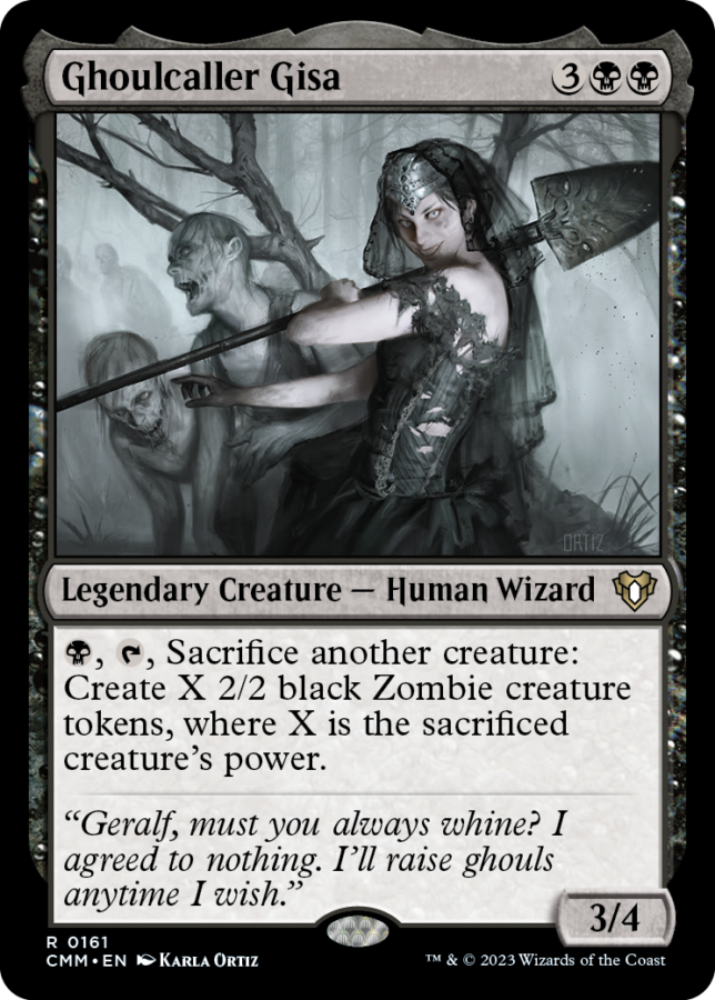 Zombie General Ghoulcaller Gisa card