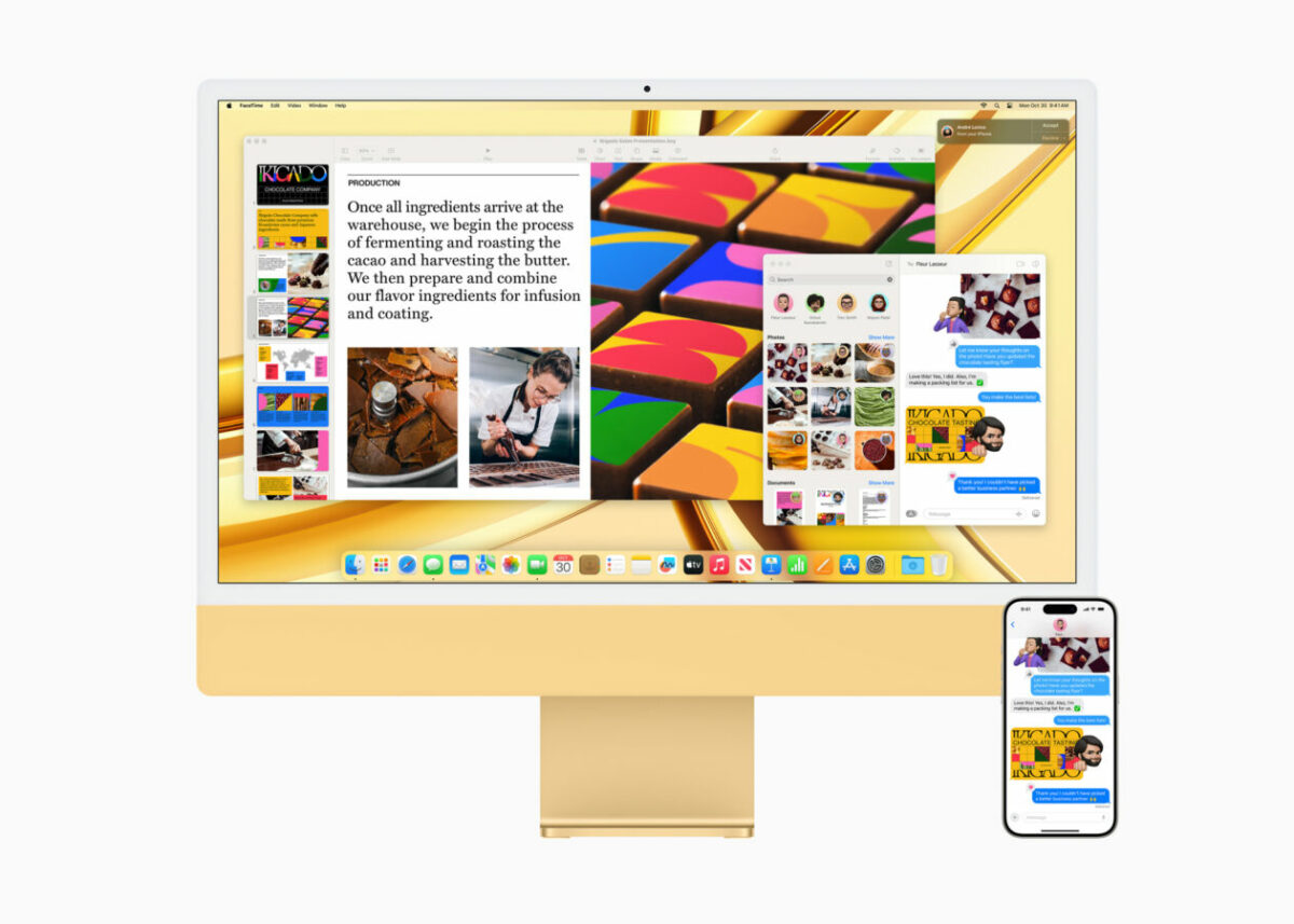 apple iMac with m3