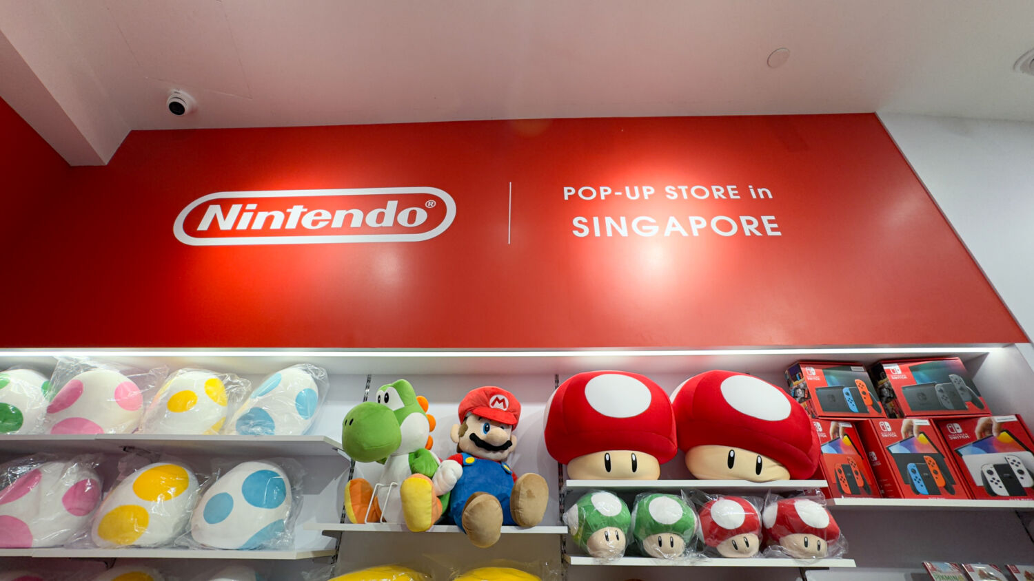 Nintendo pop-up store at Jewel Changi Airport till Jan. 1, 2024