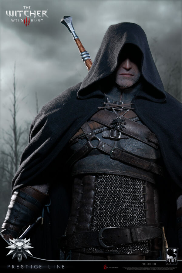 PureArts Prestige Line Geralt Of Rivia 1/2 Scale Statue The Witcher 3: Wild Hunt