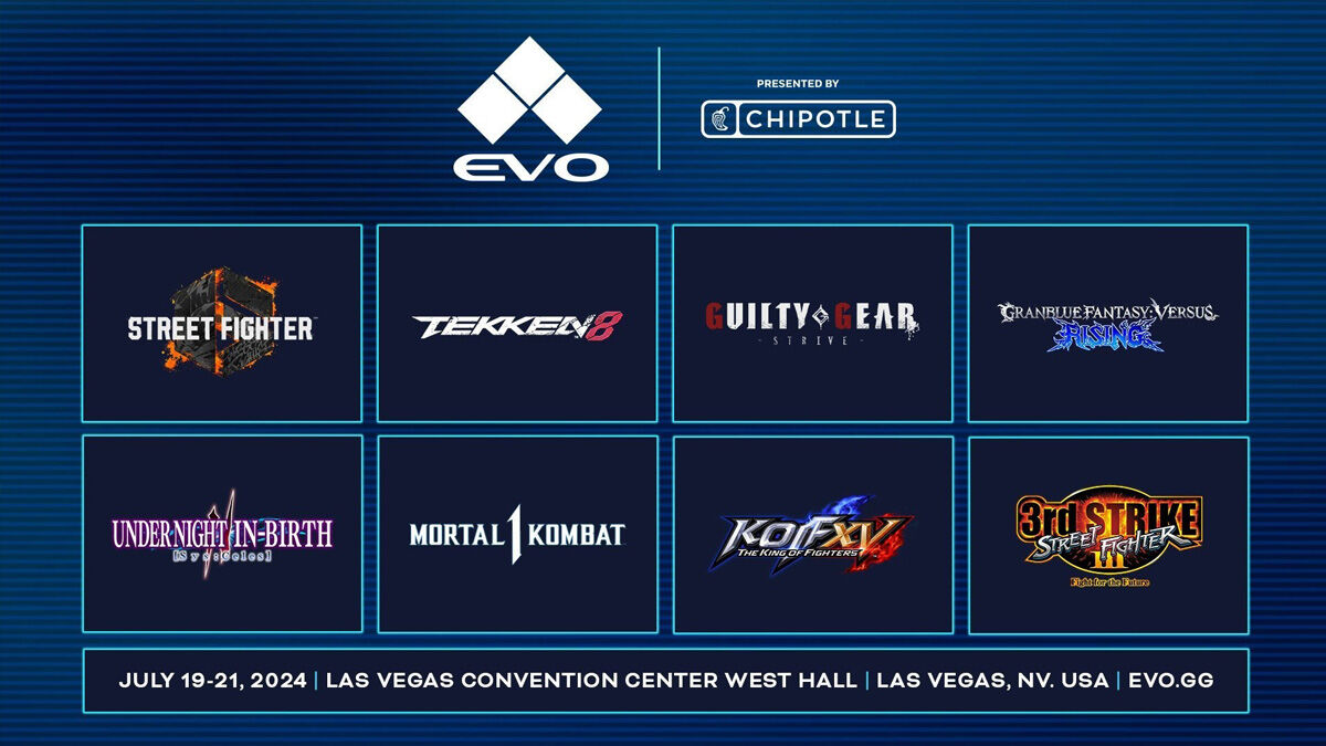EVO 2024 Games Lineup