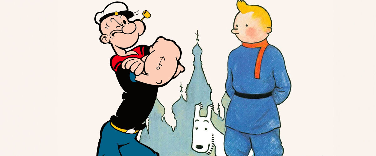 Early Versions Of 'Popeye' And 'Tintin' Among Works Entering Public