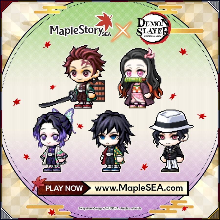 MapleStorySEA x ‘Demon Slayer: Kimetsu no Yaiba’ Animation Collaboration Brings Tanjiro & Friends to Maple World