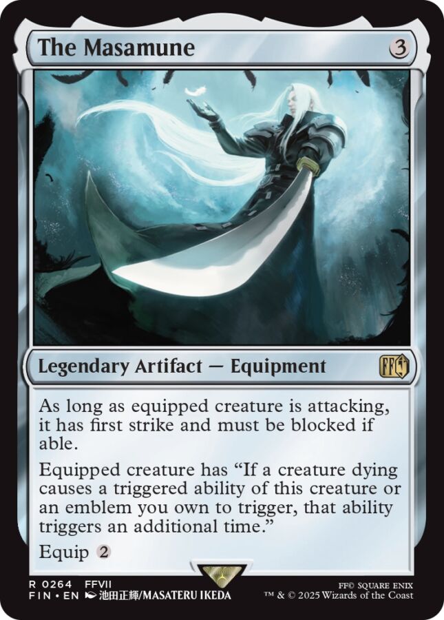 Magic: The Gathering  Final Fantasy 'The Masamune' Card Preview | Geek  Culture
