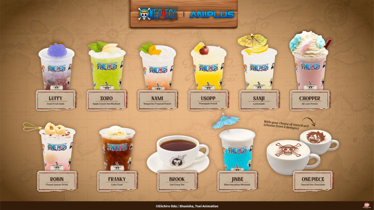 ‘One Piece X Aniplus Café Collaboration Drops Anchor In Singapore Mid-Jun 7 One Piece X Aniplus Café