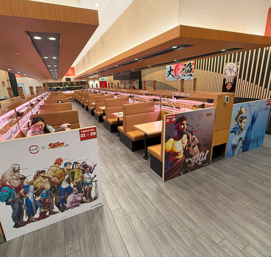 "Battle of Flavors: Street Fighter Meets Sushiro in Singapore's Culinary Showdown!" 15 Street Fighter X Sushiro Singapore (2)