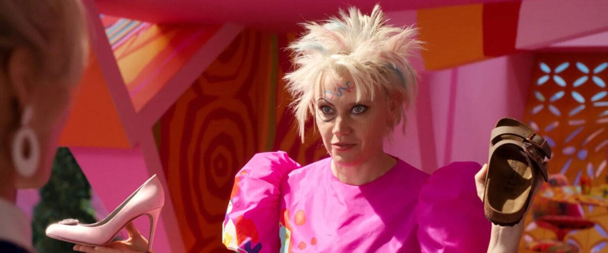 Kate McKinnon Weird Barbie Percy Jackson