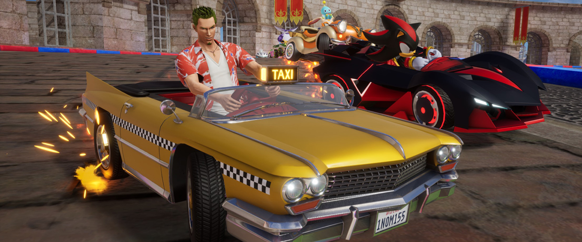 sonic racing crazy taxi