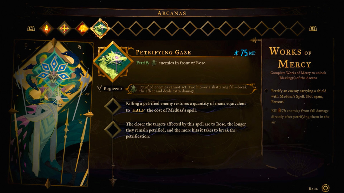 Castlevania: Belmont's Curse Arcana Abilities